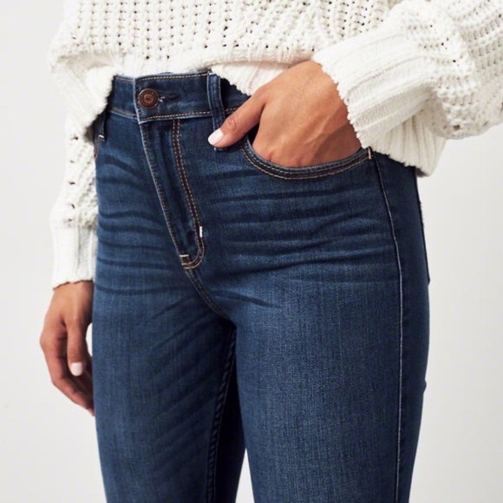 Hollister skinny jeans high rise